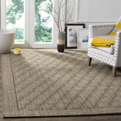Miniatura 12 de SAFAVIEH Palm Beach Collection - Alfombra decorativa de 2 x 3 pies, diseño de ceniza, sisal y yute, ideal para zonas de alto tráfico en entrada
