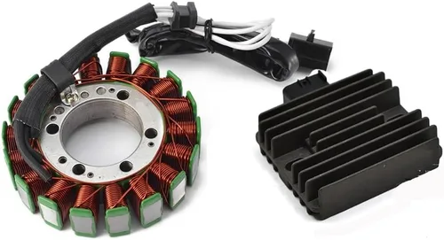 YAEGER Generator Stator Coil + Voltage Regulator Rectifier for Kawasaki ER6N for Versys 650 KLE650 ER400 ER4N for Ninja 400R EX400