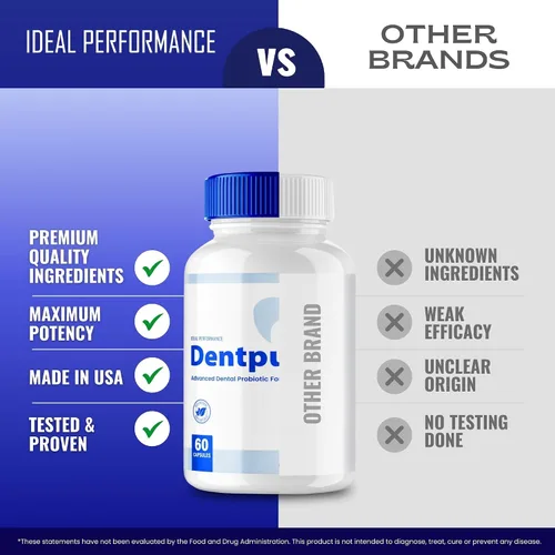 Miniatura 7 de Dentpure Probióticos orales para dientes y encías, píldoras de suplemento Dentpure - Máxima fuerza, probióticos avanzados totalmente naturales