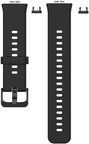 Miniatura 3 de Watch Strap compatible with Huawei Watch Fit,Adjustable Silicone Sports Strap Replacement Band for Huawei Watch Fit Smart Watch Negro + azul oscuro