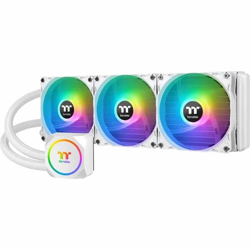 Thermaltake TH360 ARGB Placa base Sync Snow Edition Intel LGA1700 Ready/AM5/AMD Sistema de refrigeración líquida todo en uno 14.173 in Radiador de