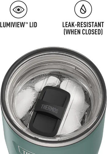 Miniatura 5 de THERMOS ICON SERIES, vaso de acero inoxidable con cierre deslizante, 18 onzas, carmesí