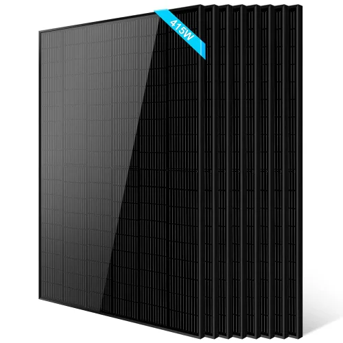 Miniatura 8 de SUNGOLDPOWER UL61730 - Panel solar de 450 W, 8 unidades, monocristalino, célula de clase A, rígido, alta eficiencia, carga de 12 V/24 V/48 V
