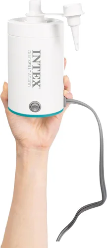 Miniatura 2 de INTEX Bomba de aire eléctrica QuickFill: infla y desinfla colchones de aire, kayaks inflables, botes, juguetes