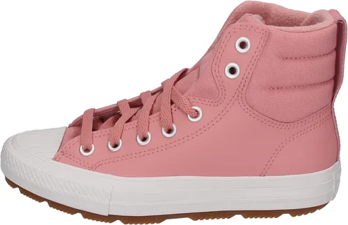 Miniatura 2 de Converse Chuck Taylor All Star Berkshire Botas Hi Rust PinkPale Putty Leather 7 US Big Kid, rosado (Rust Pink)