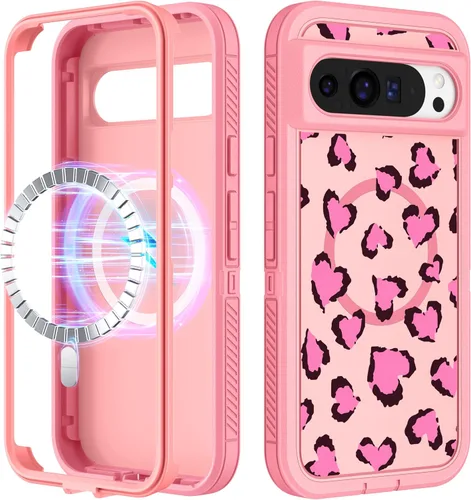 Miniatura 100 de Funda para Moto G 5G 2024 – Compatible con MagSafe para mujeres y niñas, bonita funda protectora magnética para teléfono, diseño femenino Kawaii