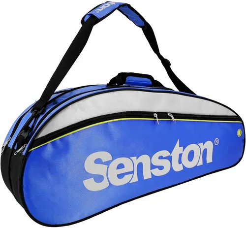 Senston bolsa para raqueta de bádminton o tenis con una correa para llevar al hombro y capacidad para 6 raquetas, impermeable y resistente al polvo