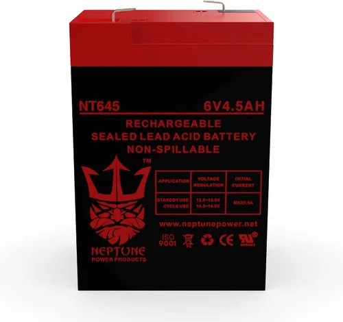 Miniatura 2 de Neptune 6V 4.5Ah NT-645 Batería recargable de plomo ácido sellada SLA – 2