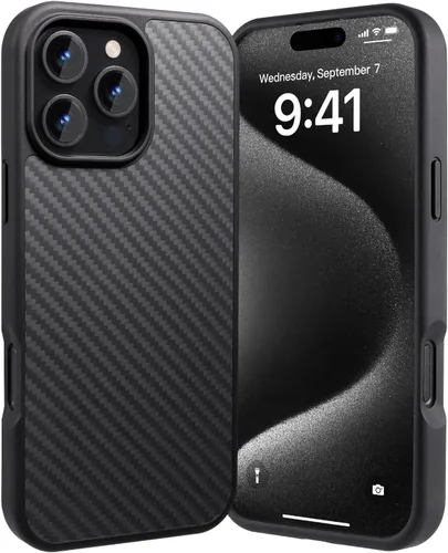 Miniatura 23 de Tigowos Magnetic Guardian - Funda diseñada para iPhone 11 Pro [probada en caídas de grado de 10 pies y compatible con MagSafe] Funda delgada Negro