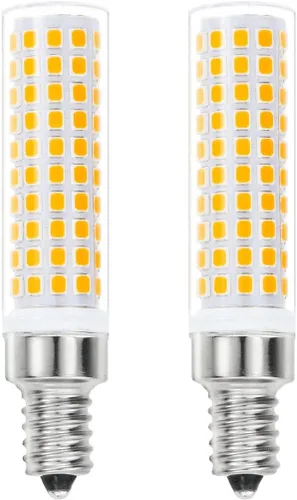 Miniatura 11 de Bombillas LED C7 E12 de 5 W, reemplazo E12 equivalente a halógeno de 50 W, luz diurna 6000 K, bombillas LED E12 para ventilador de techo