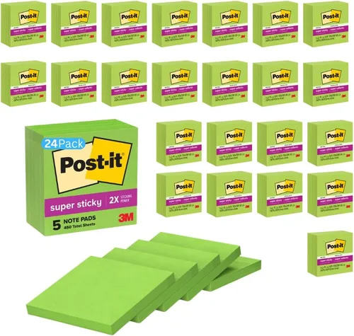 Miniatura 13 de Notas superadhesivas de Post-it, 3 x 3 pulgadas, Limeade
