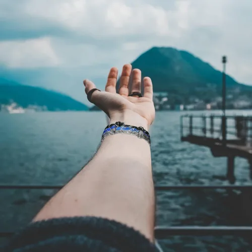Miniatura 4 de Jeka 6 pulseras ajustables de cuerda trenzada náutica hecha a mano para hombre