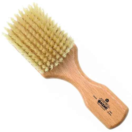 Miniatura 10 de Kent OG2 Club - Cepillo de pelo de cerdas de jabalí pequeño para hombres, cerdas de jabalí natural, cepillo para barba para hombres, cepillo KENT