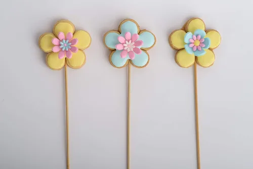 Miniatura 6 de Fox Run Cortadores de galletas de flores, 6 piezas, Metálico, 3621