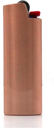Miniatura 10 de Fundas de metal para encendedores, funda para BIC tamaño completo encendedor J6, color básico mate, regalo de bricolaje (latón)