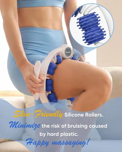 Miniatura 4 de ONUEMP Herramienta de Masaje para Celulitis, Removedor de Celulitis con Drenaje Linfático para Piernas, Rodillo Muscular para Masaje de Fascia