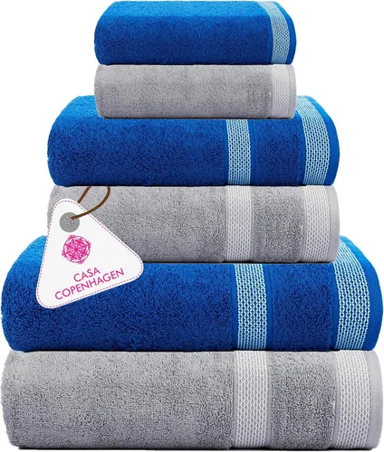 Miniatura 23 de CASA COPENHAGEN Toallas clásicas para trapeador de bar, paquete de 12, 15 x 19 pulgadas, 100% algodón, altamente absorbentes y duraderas, toallas