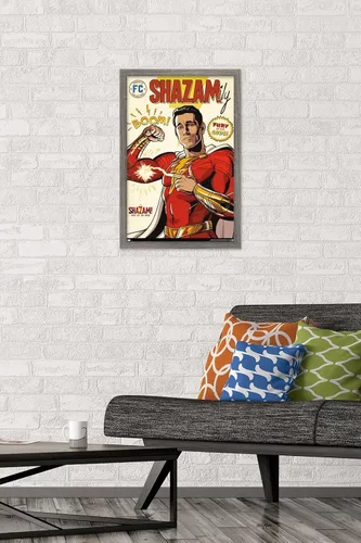 Miniatura 2 de Trends International DC Comics Movie Shazam! Fury of the Gods - Póster de pared de cómic, 22.4 pulgadas de largo x 14.7 pulgadas, versión enmarcada