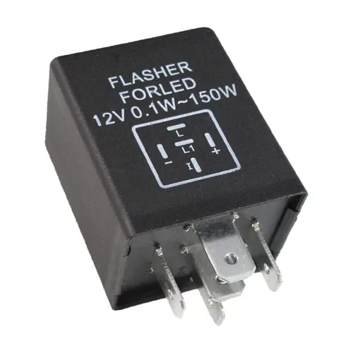 Miniatura 12 de SOCAL-LED LIGHTING 3-Pin CF13 JL-02 EP34 Relé intermitente LED electrónico de velocidad ajustable para bombillas de intermitente de reparación