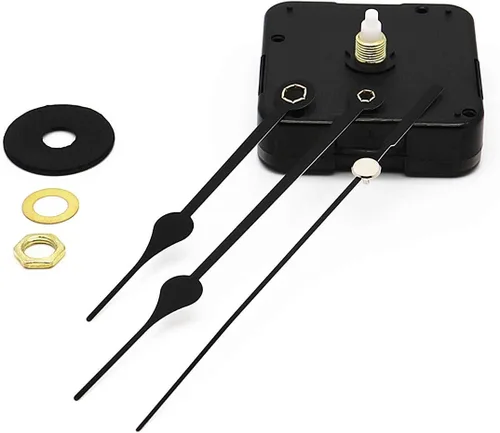 Miniatura 6 de Mecanismo de movimiento de reloj de pared de cuarzo sin tictac para manualidades, piezas de reparación con 3 pares diferentes de manecillas