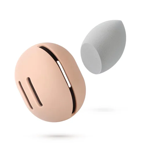 Miniatura 10 de FERYES Soporte para Esponja de Maquillaje con Esponja de Maquillaje – Estuche de Silicona Ecológica para Mezcladora de Belleza y Esponja de Base 2