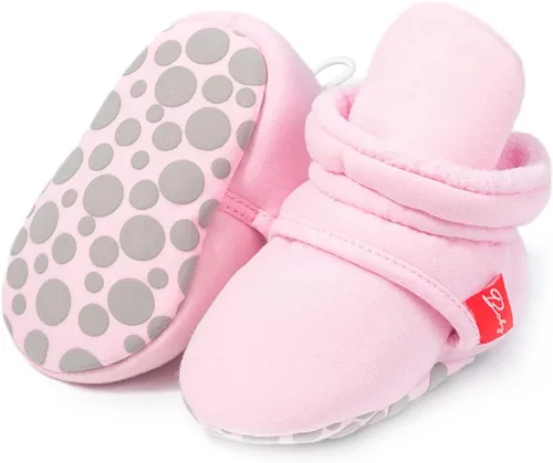 Miniatura 12 de SOFMUO Pantuflas unisex para bebé, niña, niño, ligeras, antideslizantes, para interiores, zapatos de casa, botines para niños pequeños