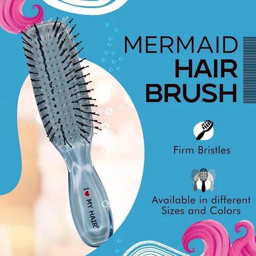 Miniatura 2 de MERMAID 1803 - Cepillo de pelo pequeño (azul)
