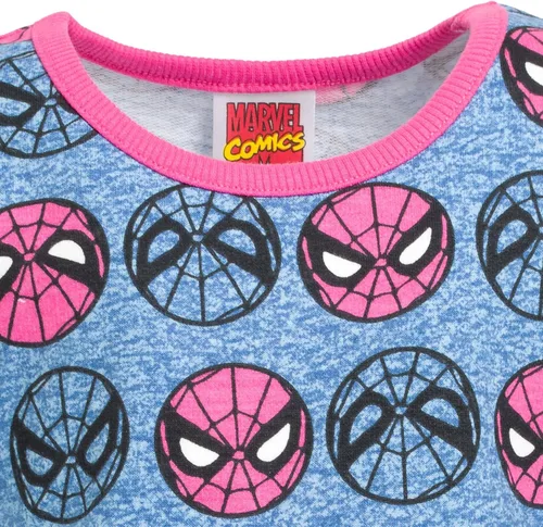 Miniatura 5 de Marvel Spider-Man Spider-Girl - Vestido skater de felpa francesa para niñas pequeñas a grandes tallas (2T - 14-16)
