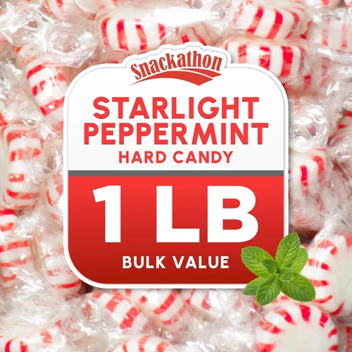 Miniatura 8 de Starlight Candy, envueltos individualmente, menta, 1 libra, más de 90 piezas