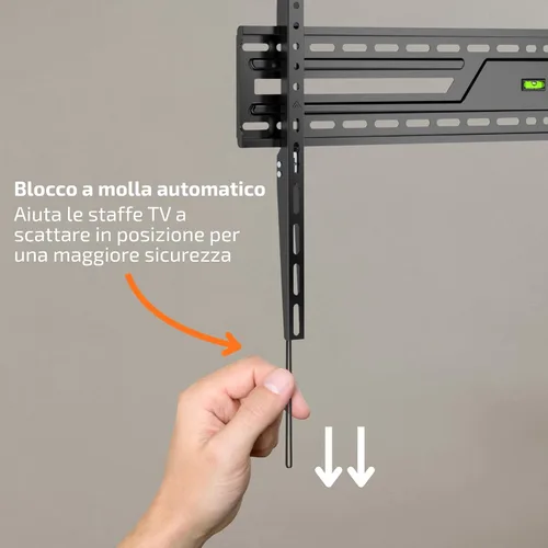 Miniatura 5 de Superior Electronics - Soporte fijo para TV de pared de 60" a 100" (extra delgado), negro con nivel incluido - SUPSTV007