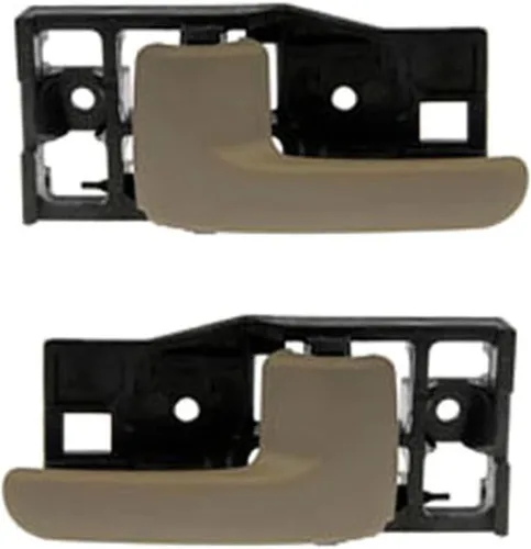 Miniatura 10 de TRQ Juego de 2 manijas de puerta interior trasera cromada y cachemira para Chevy GMC