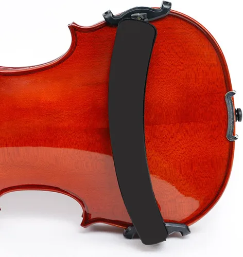 Miniatura 2 de SUEWIO Reposapiés para violín para 1/2 tamaño, soporte de hombro ajustable para violín para niños principiantes con cómoda almohadilla de espuma