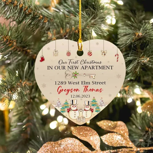 Miniatura 4 de Adorno personalizado de aniversario de boda número 50, adornos de Navidad de Mr & Mrs Gnomo 2024, adorno de Navidad de aniversario para pareja