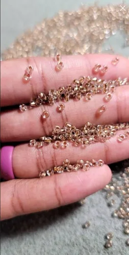 Miniatura 6 de Bead It Wear It Love It Cuentas de Cabello Transparentes con Forro Dorado Loc Sprinkle, Accesorios para el Cabello DreaLock Cristal Transparente