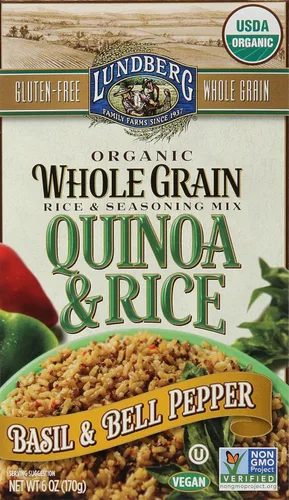 Miniatura 9 de Lundberg Family Farms - Arroz orgánico de grano entero y arroz silvestre, ajo y albahaca, guarnición, básico de despensa, 100% grano entero, sin