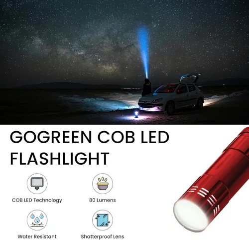 Miniatura 6 de GoGreen Power GG-113-COBRD 9 - Linterna LED, color rojo