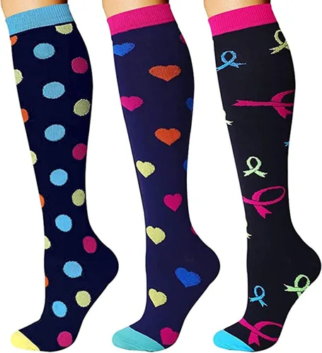 Miniatura 2 de Calcetines de compresión para mujeres y hombres, 35 pares de circulación de 20-30 Mmhg, locos, lindos, calcetines de mejor apoyo para enfermeras