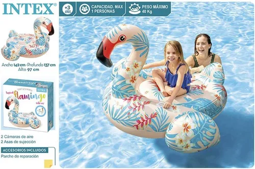 Intex Juguete de piscina con forma de flamenco tropical