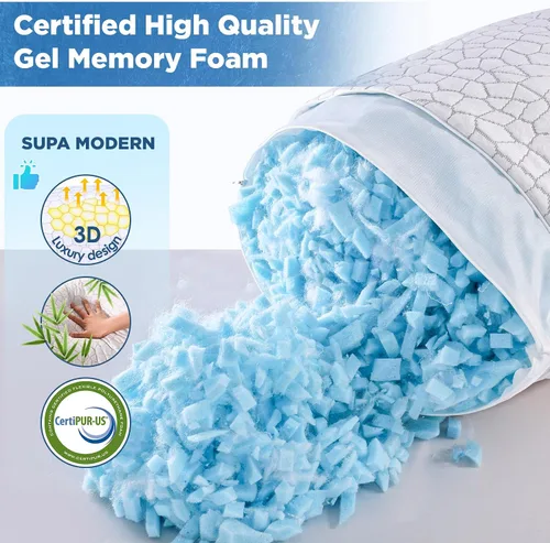 Miniatura 9 de SUPA MODERN Almohadas cervicales refrescantes King 2 y Queen 1
