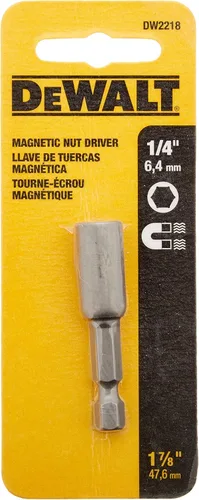 Miniatura 3 de DEWALT IMPACT - Destornillador de tuerca, magnético, de ¼ pulgadas por 1-6 pulgadas (DW2218)