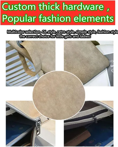 Miniatura 5 de Bolso de mano único vegano para mujer, bolso de mano de piel sintética, bolso de mano, muñequeras para vacaciones en la playa