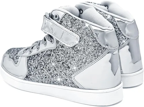 Miniatura 4 de Wooowyet Zapatos con purpurina para niños y niñas, regalo para fiestas, cumpleaños, Navidad, Halloween