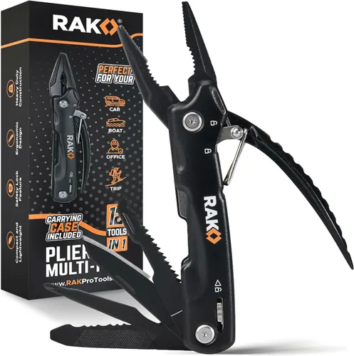 RAK Pro Tools - Alicates multiherramienta – Regalos únicos geniales para papás que lo tienen todo – Multiherramienta compacta de supervivencia DIY