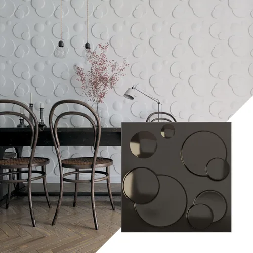 Miniatura 31 de Ekena Millwork 19 5/8 pulgadas de ancho x 19 5/8 pulgadas de alto, Finley EnduraWall decorativo 3D, Satin Hunt Club verde