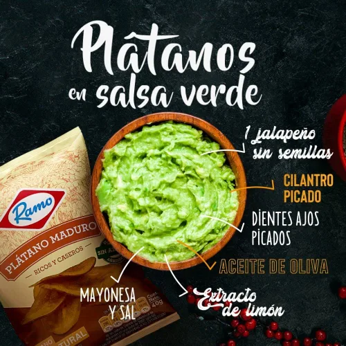 Miniatura 3 de Platanito Verde (paquete de 24) es un aperitivo colombiano de papas fritas de plátano colombiano Comida colombiana Dulce colombiano Snack food Dulce