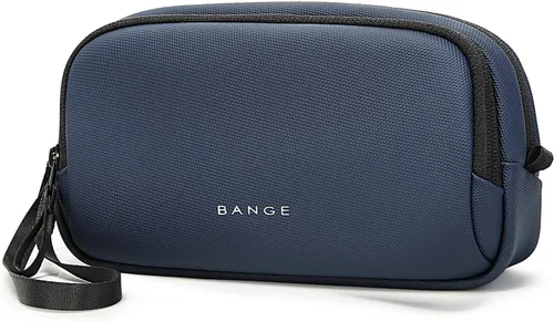 Miniatura 8 de BANGE Estuche organizador de viaje, organizador de bolsa de viaje electrónica resistente al agua para cable, mochilas fáciles de almacenar (negro)