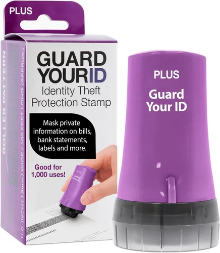 Miniatura 19 de Guard Your ID Advanced Roller 2.0 - Sello de seguridad para prevención de robo de identidad, color azul