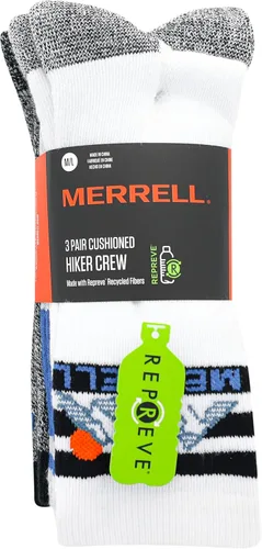 Miniatura 29 de Merrell Paquete de 3 calcetines de senderismo para mujer (pestaña de corte bajo/cuarto/tripulación)