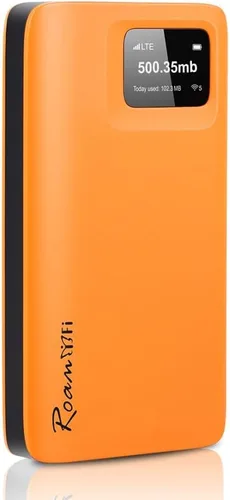RoamWiFi 4G LTE - Enrutador de punto de acceso móvil en todo el mundo, punto de acceso portátil de alta velocidad con datos de 1 GB de EE. UU., 30