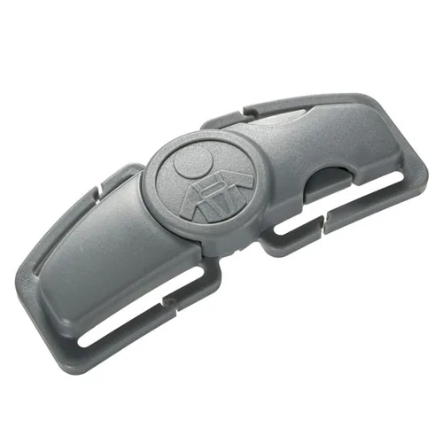 Clip universal para arnés de pecho para asiento de automóvil para niños, cochecito, artículos esenciales para bebés, accesorios para asiento de gris